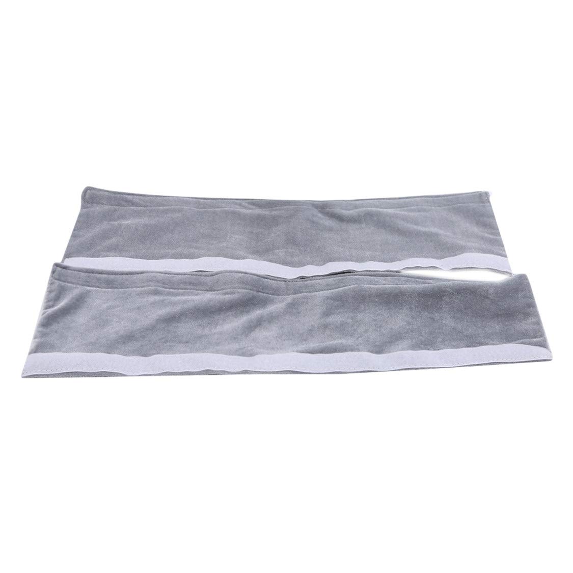 Refrigerator Door Handle Covers - Microwave & Dishwasher Protector - Light Grey Dust & Smudge Proof Cloth - Perfect for Kitchen, Home & Office Use