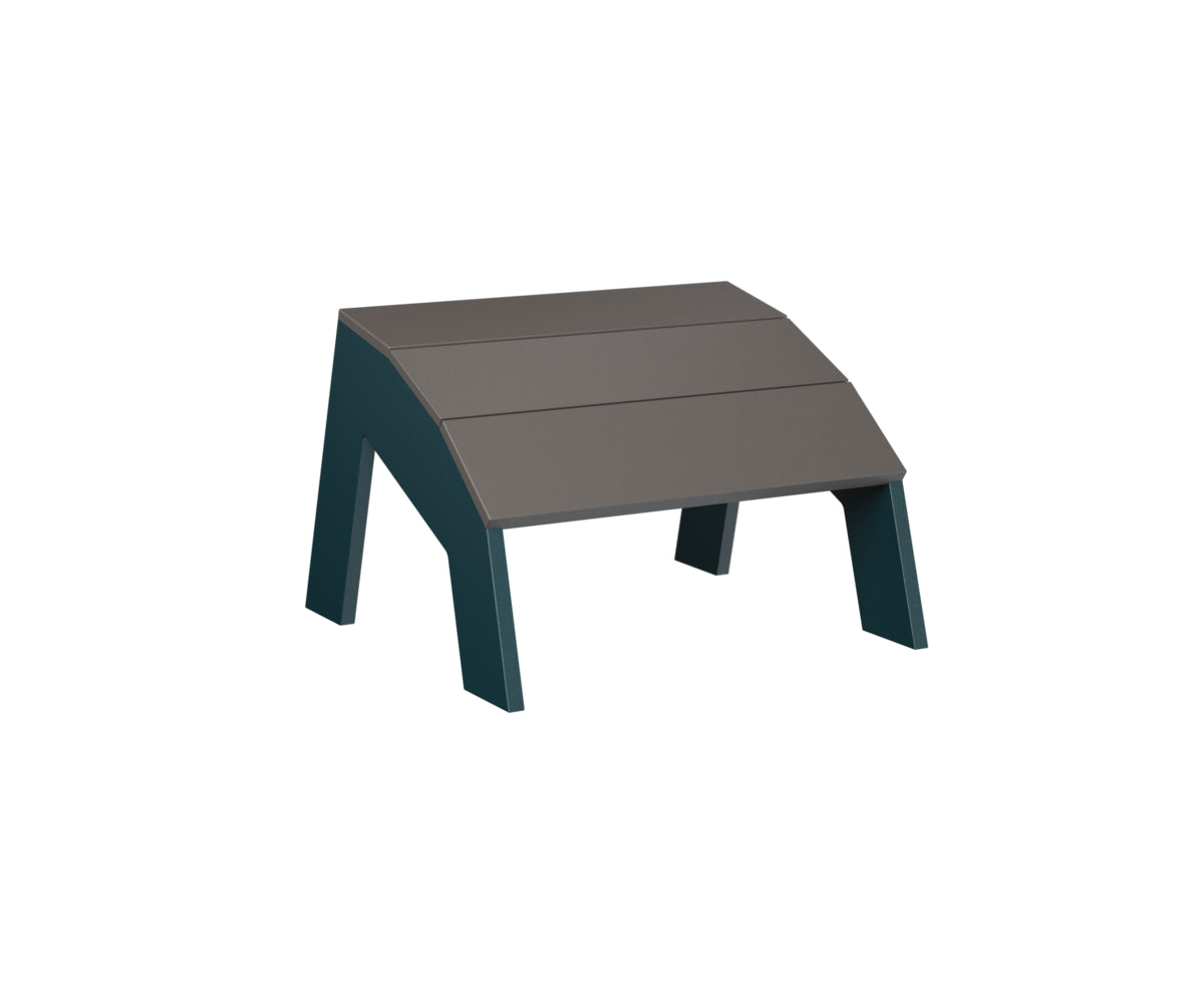 Berlin Gardens Nordic Adirondack Footstool - Outdoor Patio Furniture, Solid Wood Footrest for Garden, Deck & Poolside Relaxation