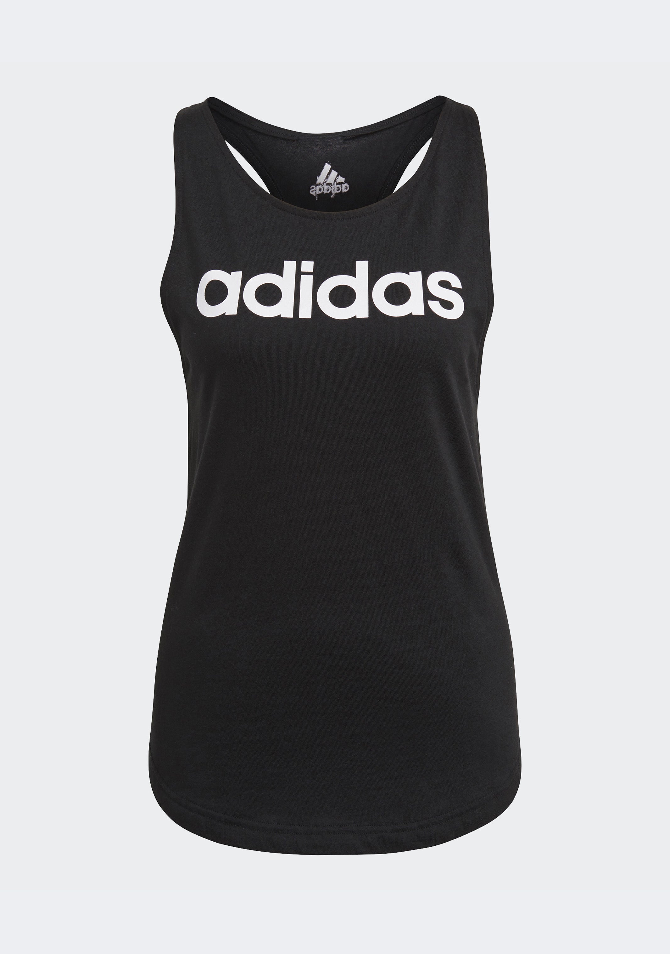Adidas Women's Essentials Loose Fit Logo Tank Top - Breathable Workout Shirt for Running, Yoga & Gym - Comfortable Athletic Wear for Women
