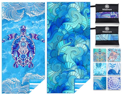 2 Pack Turtle Blue Leaves Mo