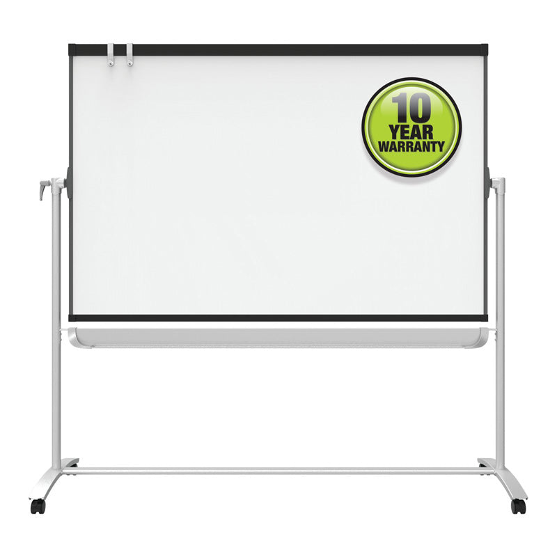 Reversible Magnetic Dry Erase Whiteboard with Graphite Frame - Portable Flip Chart for Office, Classroom & Home Use - Perfect for Presentations, Teaching & Planning