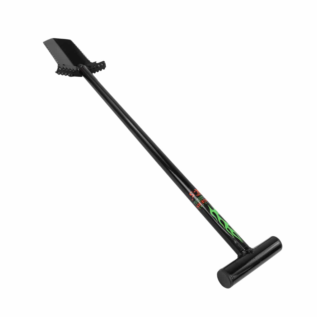 Anaconda NX 6 36-Inch Tempered Steel Shovel with Double Serrated Blade & Foot Pegs - Heavy Duty Digging Tool for Camping, Gardening, and Outdoor Survival