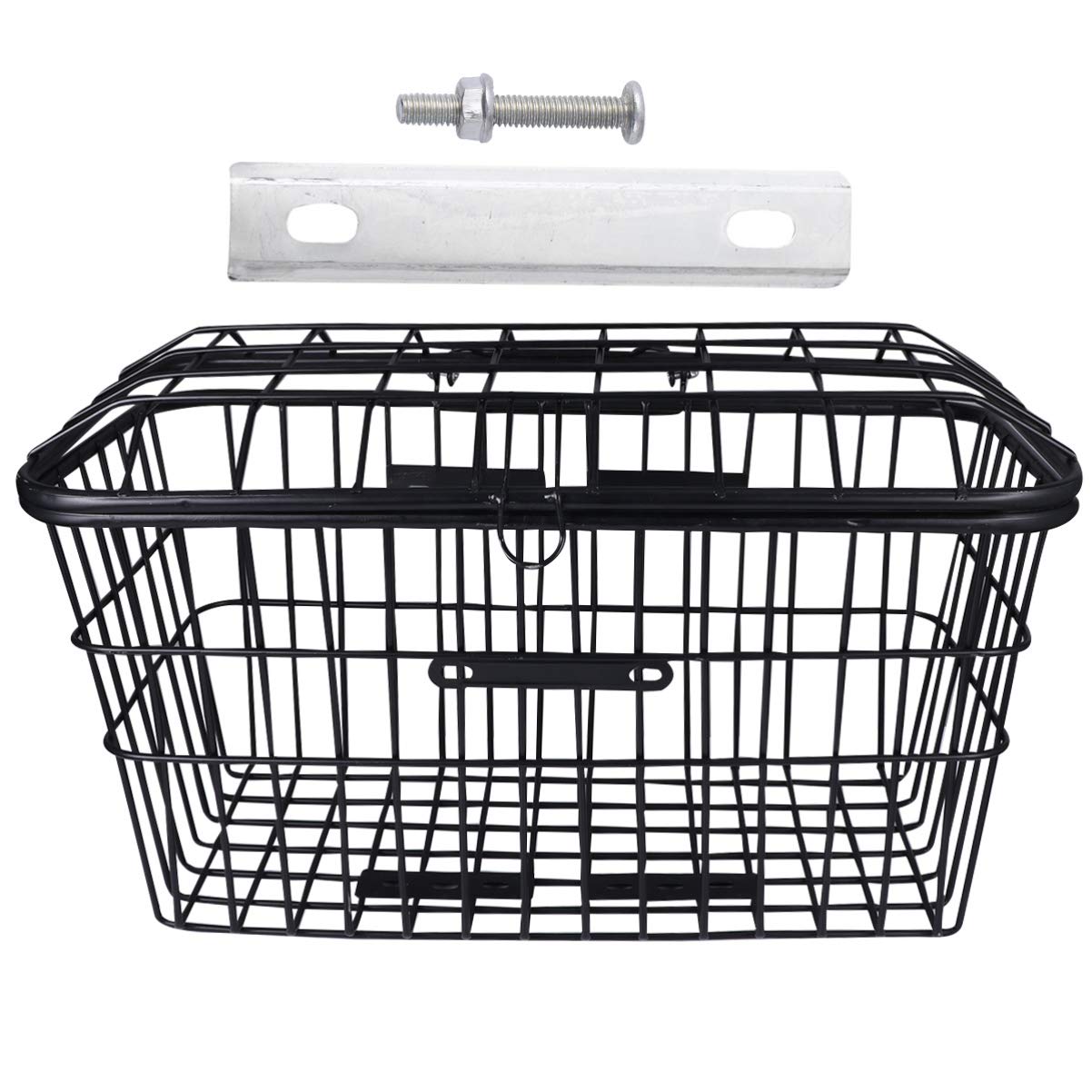 BESPORTBLE Front Bike Basket - Durable Wire Mesh Cargo Rack for Mountain Bikes | Perfect for Commuting, Grocery Shopping & Outdoor Adventures