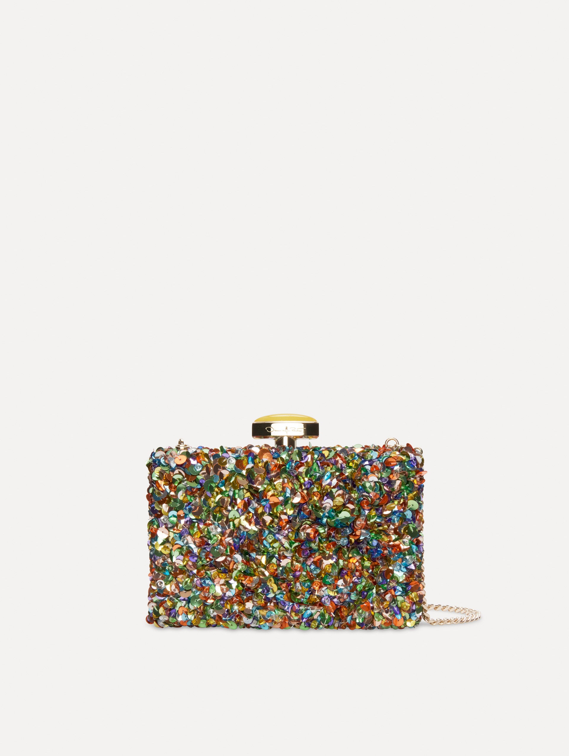 Sparkly Sequin Embroidered Minaudière Clutch Purse for Women - Perfect for Evening Parties, Weddings & Special Occasions