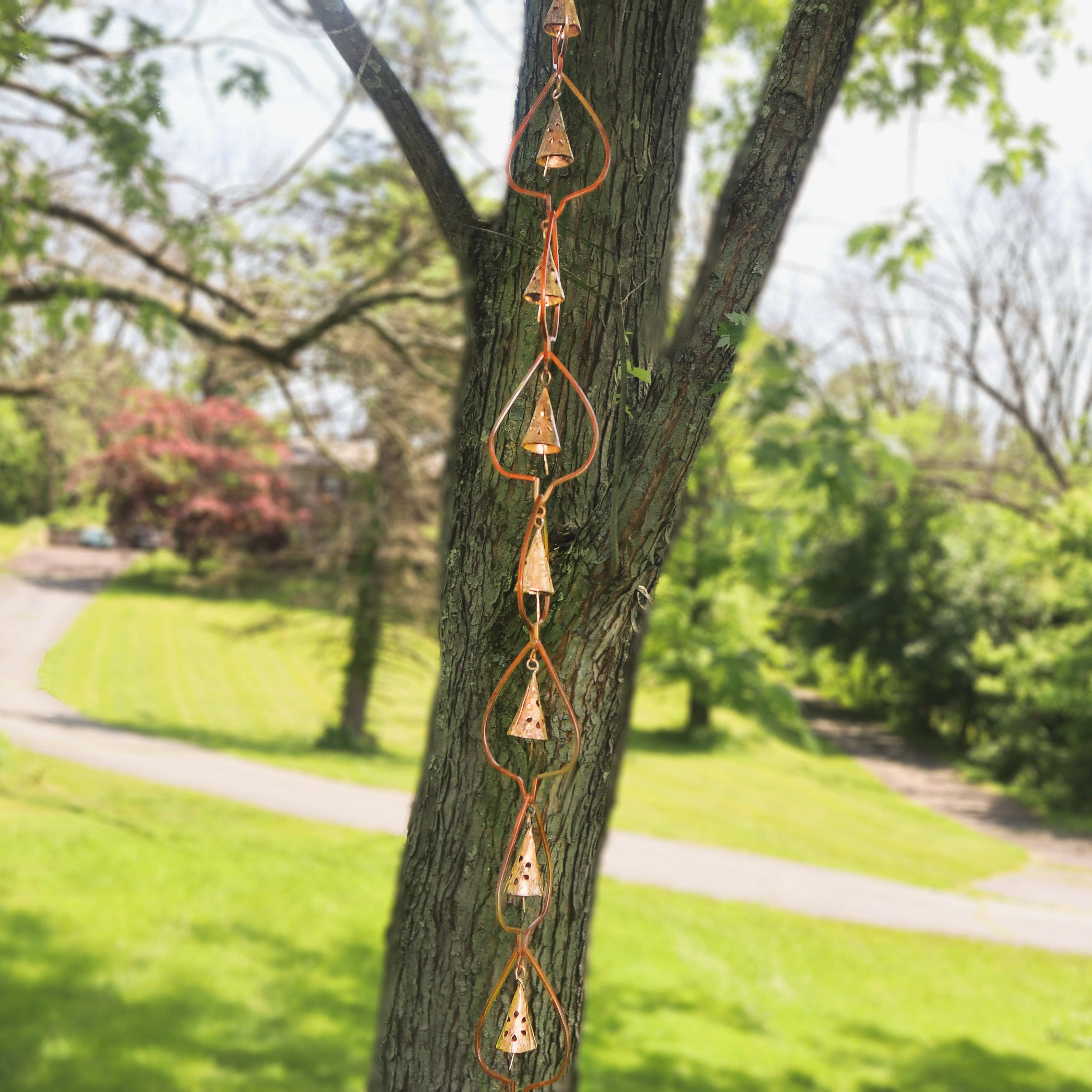 Beautiful Aspen Tree Garden Ornament with Bells - Perfect for Outdoor Decor, Patio, Yard & Garden Landscaping