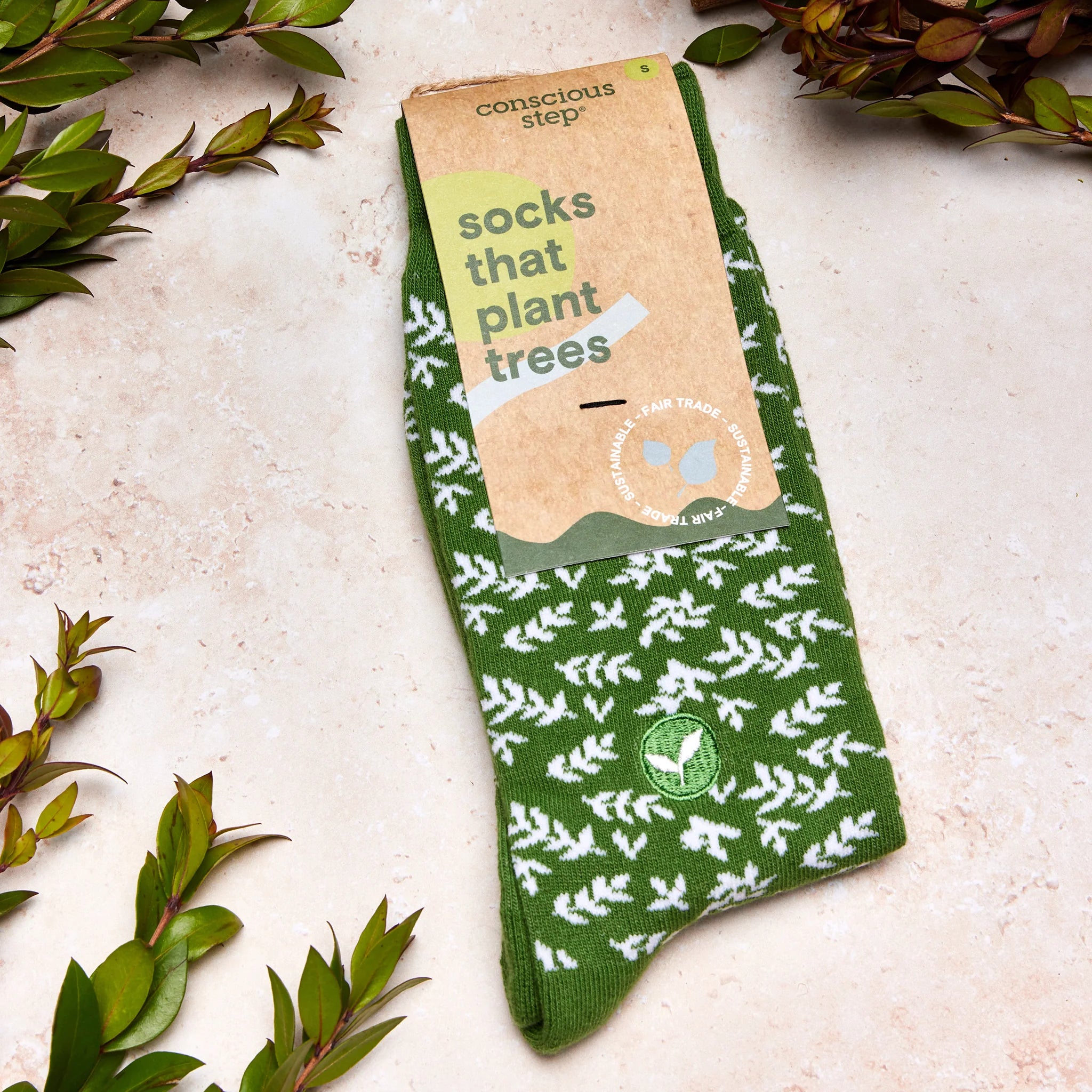 Conscious Step Eco-Friendly Socks That Plant Trees - Sustainable Cotton Socks for Men & Women - Perfect for Hiking, Yoga & Everyday Wear