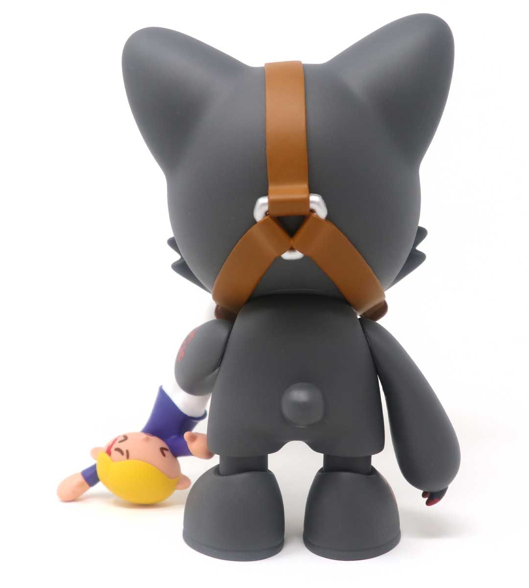 Gloomy in Black Superjanky Mori Chack Plush Toy - Cute Kawaii Bear Stuffed Animal for Anime Fans, Home Decor & Gift Giving