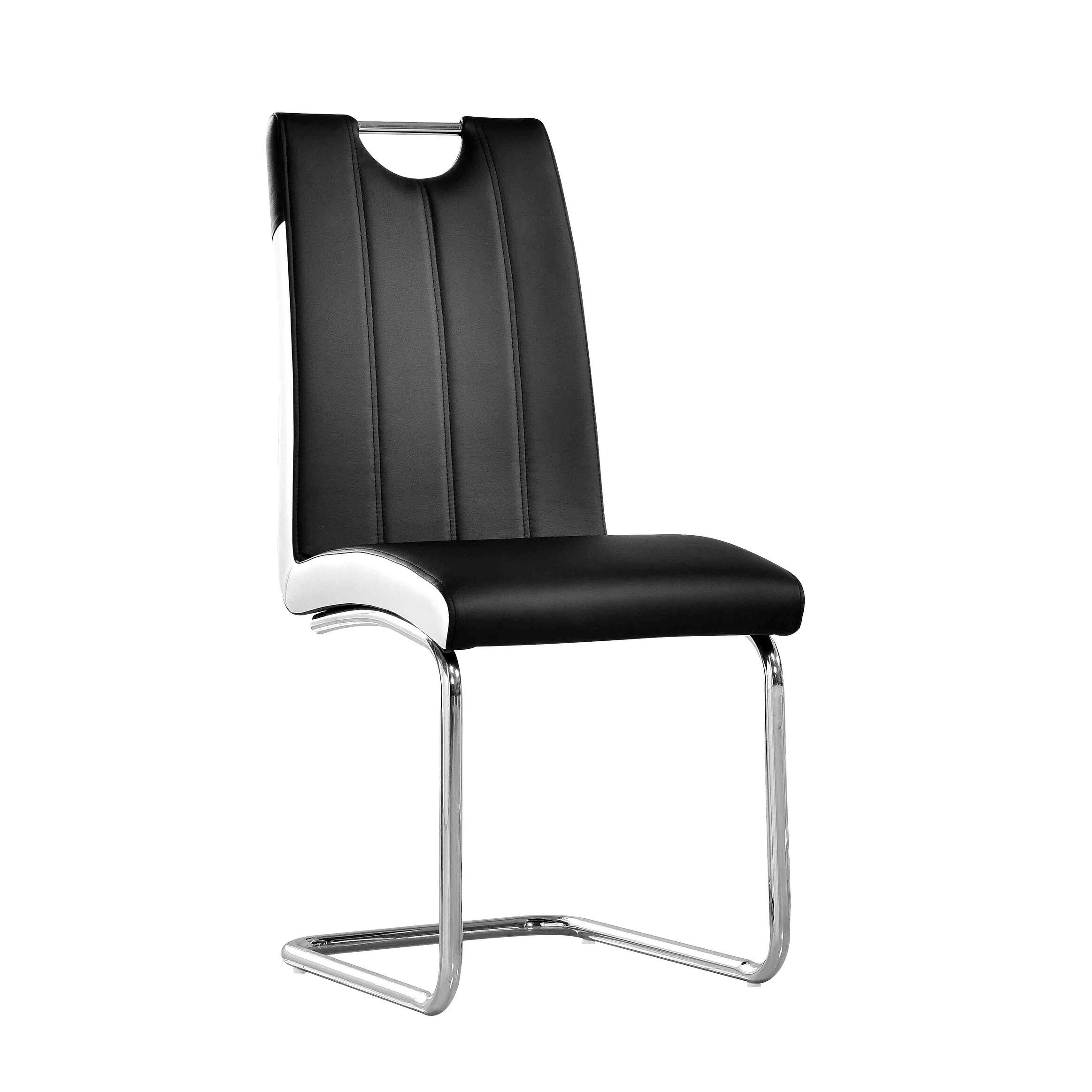 Best Modern Side Chairs Set of 2 - White Contemporary Dining Chairs for Kitchen, Dining Room & Office - Master Furniture Brandon Collection