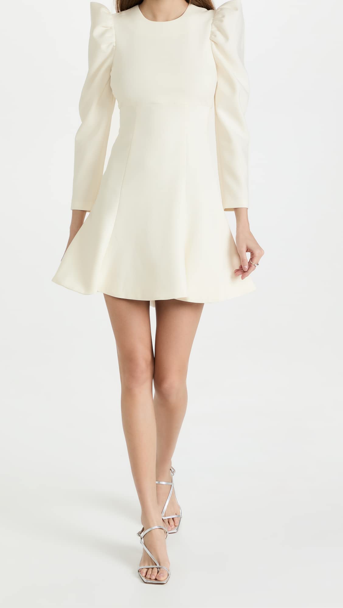 LIKELY Women's Long Sleeve Alia Dress - Elegant Flowy Midi Dress for Casual Wear, Office & Special Occasions