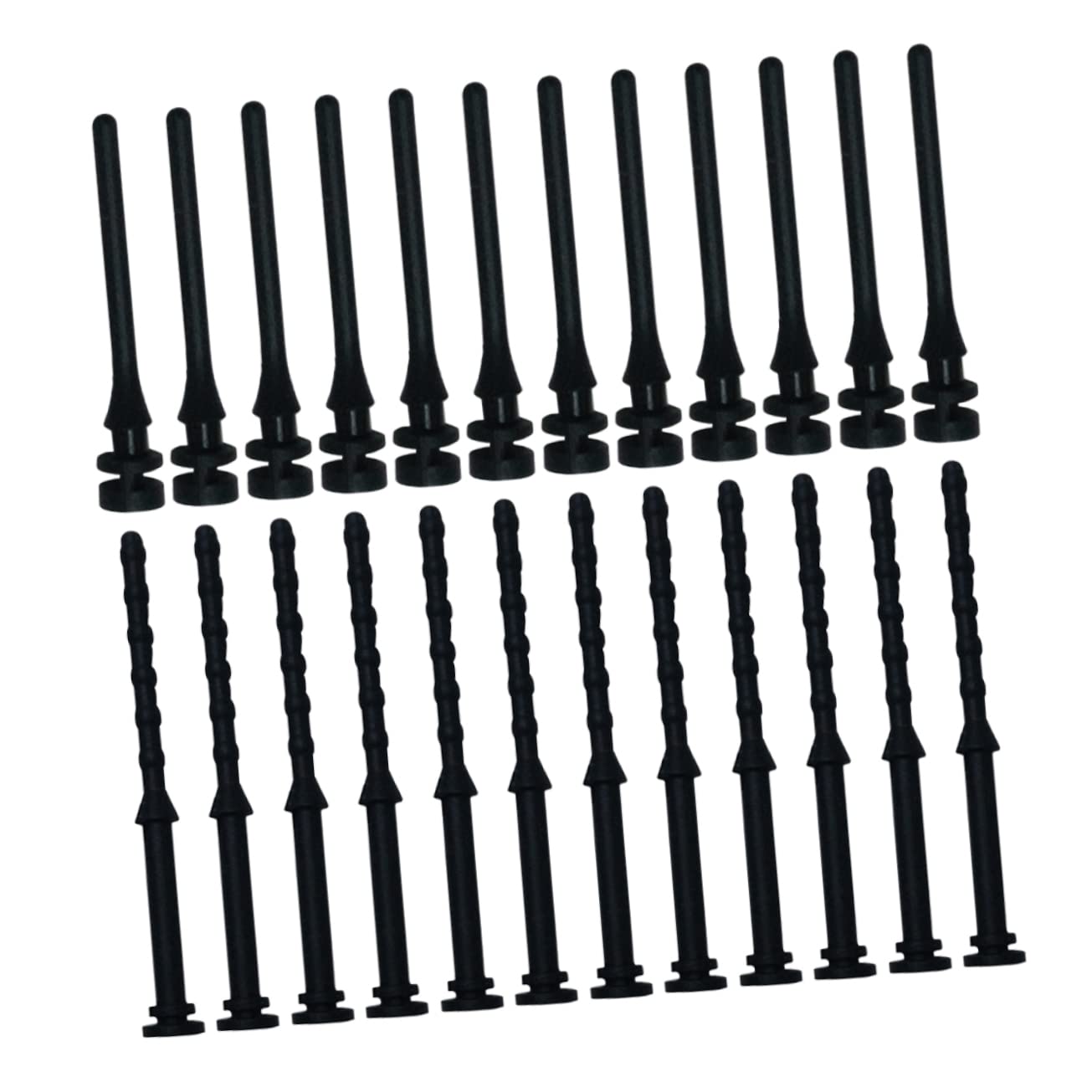 CORHAD 24 Pcs PC Fan Screws - Shockproof Anti-Vibration Silicone Rubber Screws for Computer Case Fan Assembly | Perfect for Quiet PC Builds & Gaming Rigs