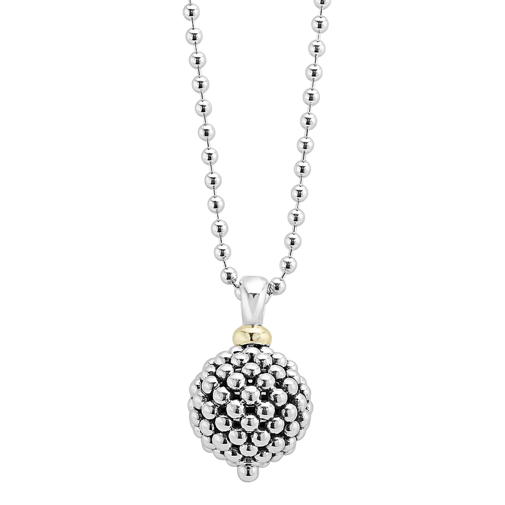 Luxury Caviar Ball Pendant Necklace for Women - Elegant 18K Gold Plated Chain Jewelry Gift for Birthday, Anniversary & Valentine's Day - Perfect for Parties, Date Nights & Special Occasions
