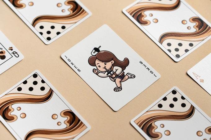 Premium Boba Tea Themed Playing Cards - 52 Deck with Unique Bubble Tea Designs | Perfect for Game Nights, Parties, and Gifts