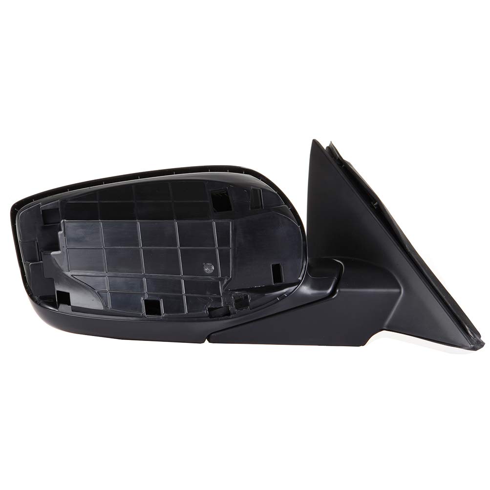 OCPTY Black Right Side Mirror Replacement for 2008-2012 Honda Accord - Manual Fold, Non-Heated Smooth Glass Mirror (Perfect for City Driving & Parking Safety)