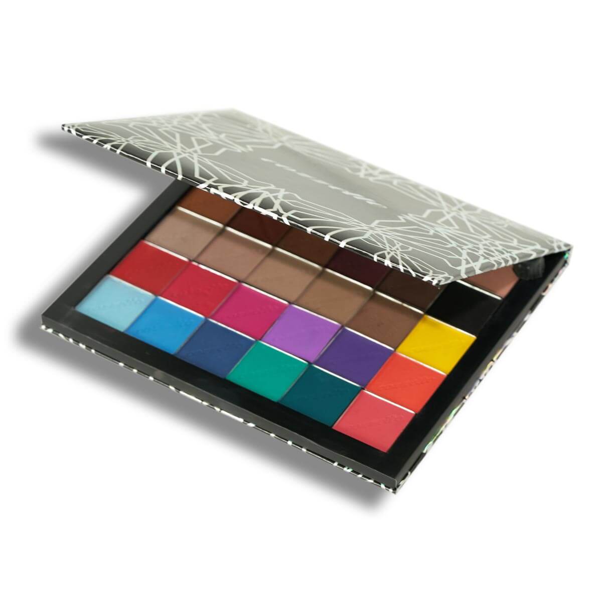 Cozzette Infinite Empty Eyeshadow Palette - Large Magnetic Makeup Palette for Professional Makeup Artists & DIY Beauty Enthusiasts - Perfect for Travel, Salon & Home Use
