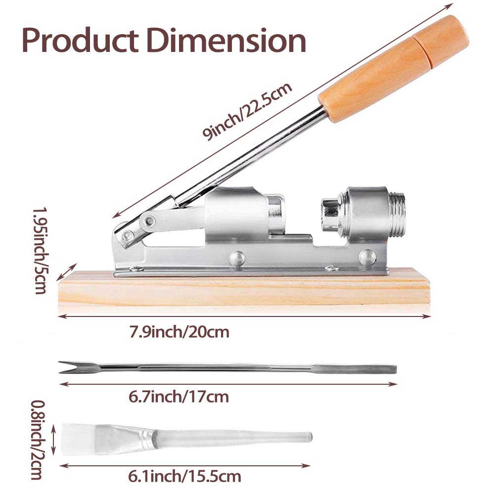 Heavy Duty Nutcracker Tool for Walnuts, Pecans, Almonds - Kitchen & Camping Use