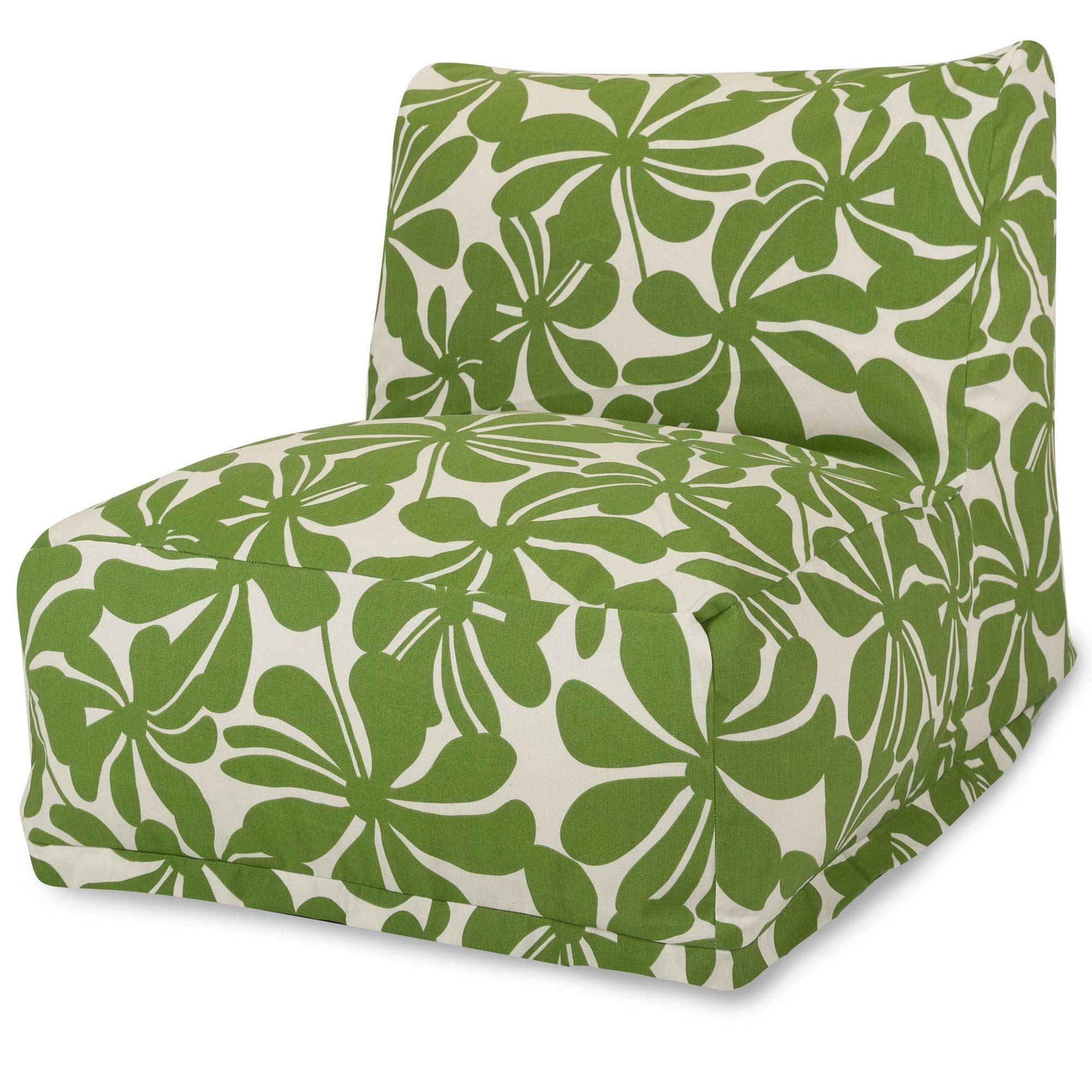 Majestic Home Goods Sage Green Plantation Bean Bag Chair Lounger - Ultra Comfortable Oversized Floor Seat for Living Room, Bedroom, Game Room & Dorm