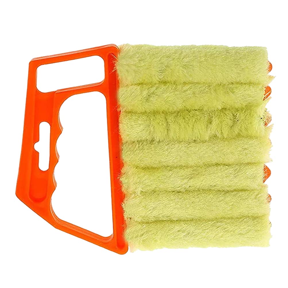 POPETPOP Window Blind Cleaner - 7-Tooth Handheld Brush for Dust Removal | Perfect for Window Shutters, AC Vents & Car Vents Cleaning | Easy Home & Office Maintenance Tool
