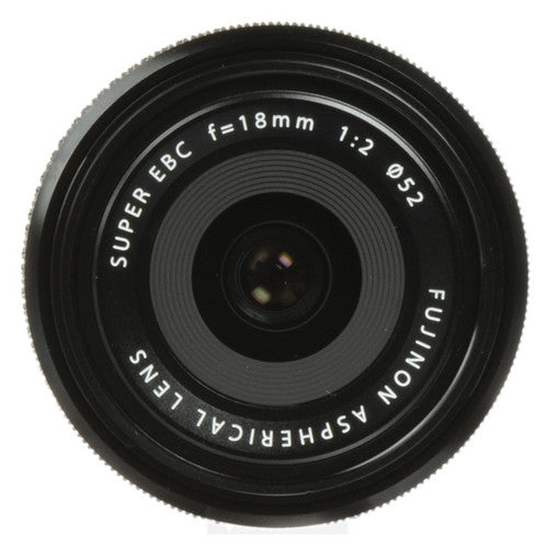 Fujifilm XF R 18mm f/2.0 Wide Angle Prime Lens for Fuji X-Mount Cameras - Perfect for Street Photography, Travel & Low Light Shooting