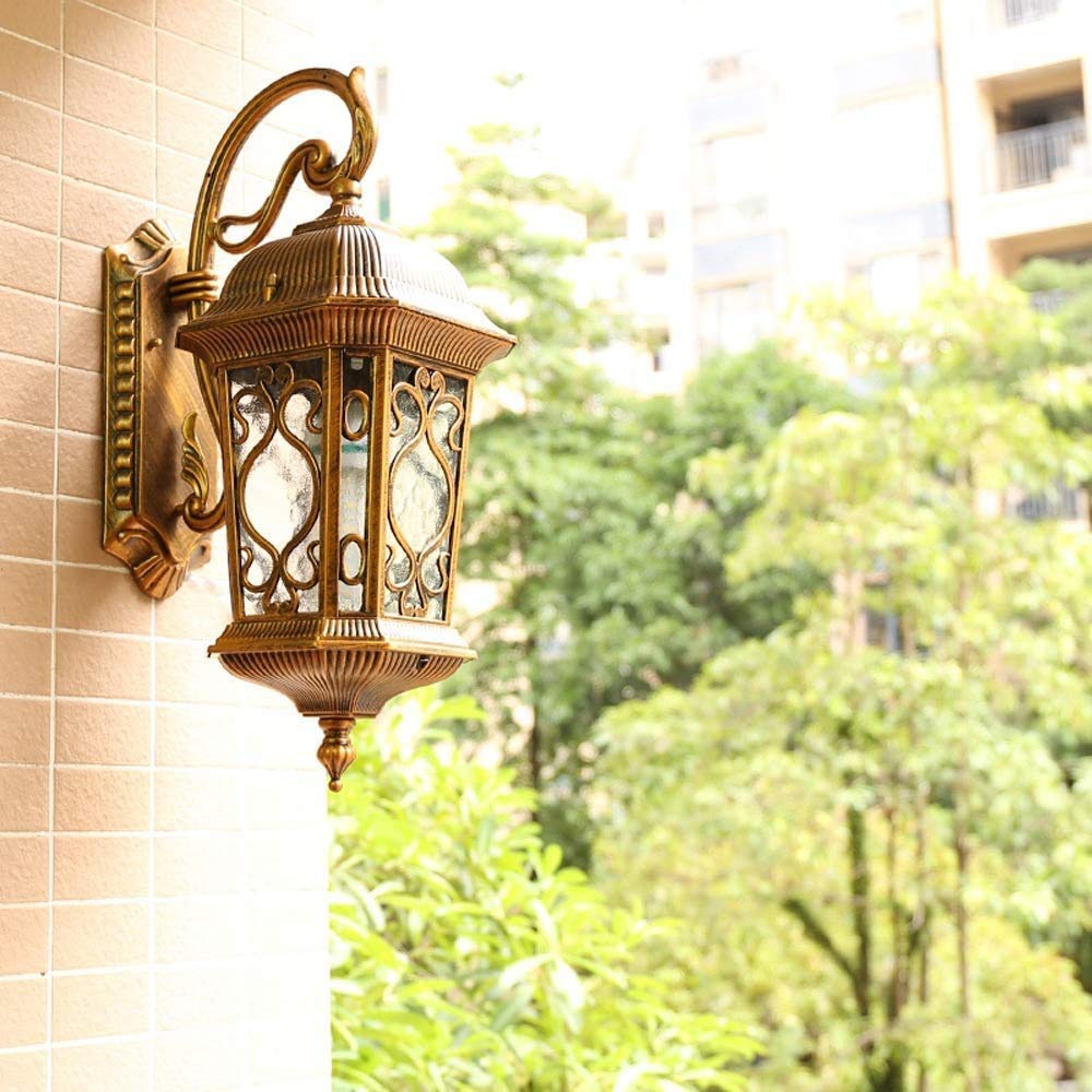 Outdoor Wall Mounted Light - Waterproof E27 Aluminum Exterior Hanging Lamp for Bedroom, Living Room & Reading - Durable Weatherproof Design for Patio, Garden & Porch Lighting