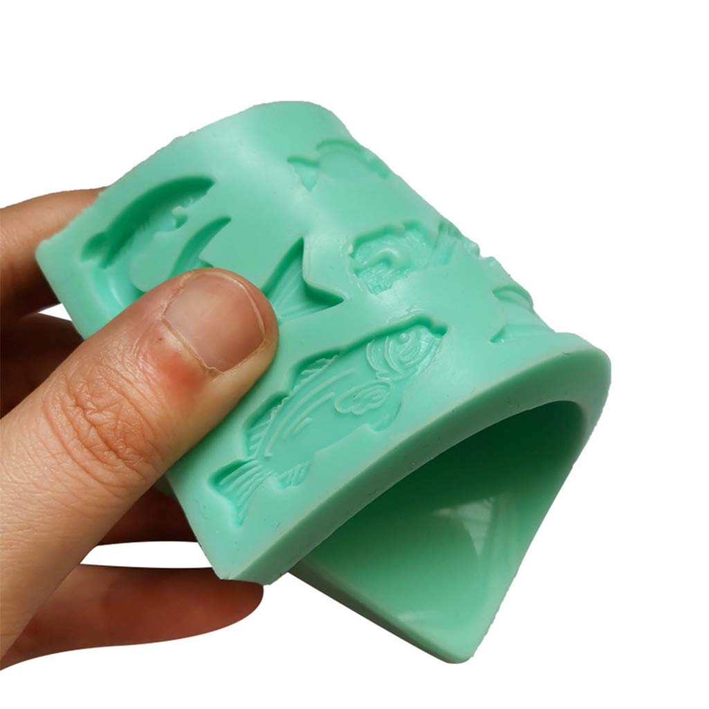 3D Fishing Silicone Molds for Soap, Candles, Fondant, Chocolate & DIY Crafts - Handmade Peonies Design for Cake Decorating, Jello & Sugar Art (Perfect for Home Baking, Wedding Favors & Gift Making)