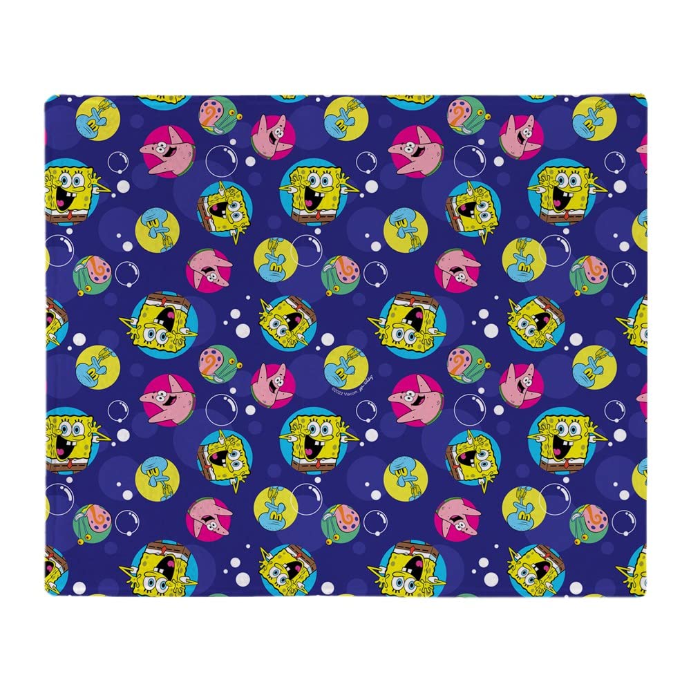 **SpongeBob SquarePants Fleece Plush Throw Blanket - Super Soft, 60