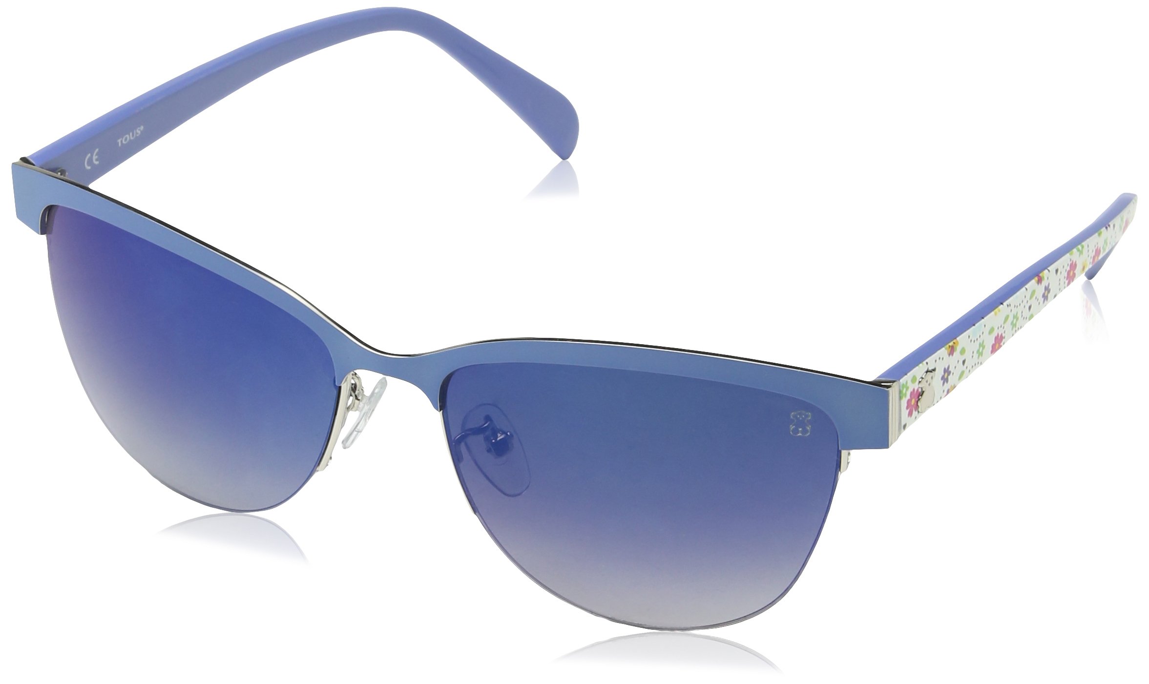 TOUS Women's Fashion Sunglasses STO314-570E70 - UV Protection Cat Eye Shades for Driving, Beach & Outdoor Activities