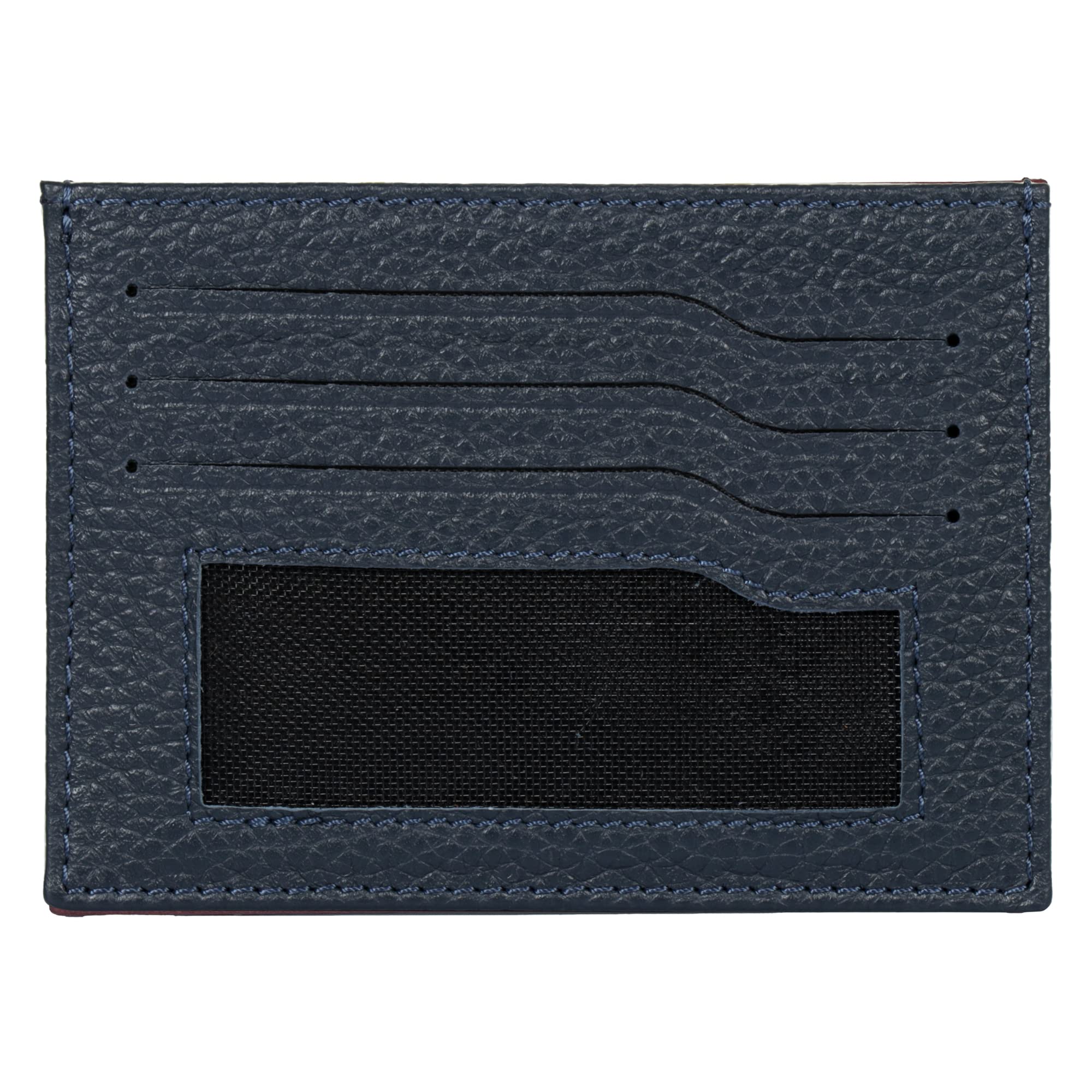 Genuine Leather Ultra Slim Minimalist Cardholder Wallet for Men & Women - RFID Blocking, Compact & Lightweight - Perfect for Everyday Carry, Travel & Business Use