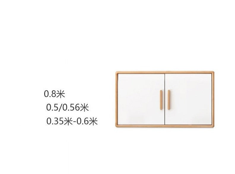 Solid Beech Wood Wardrobe Set - Modern Closet Organizer for Bedroom, Living Room & Office Storage