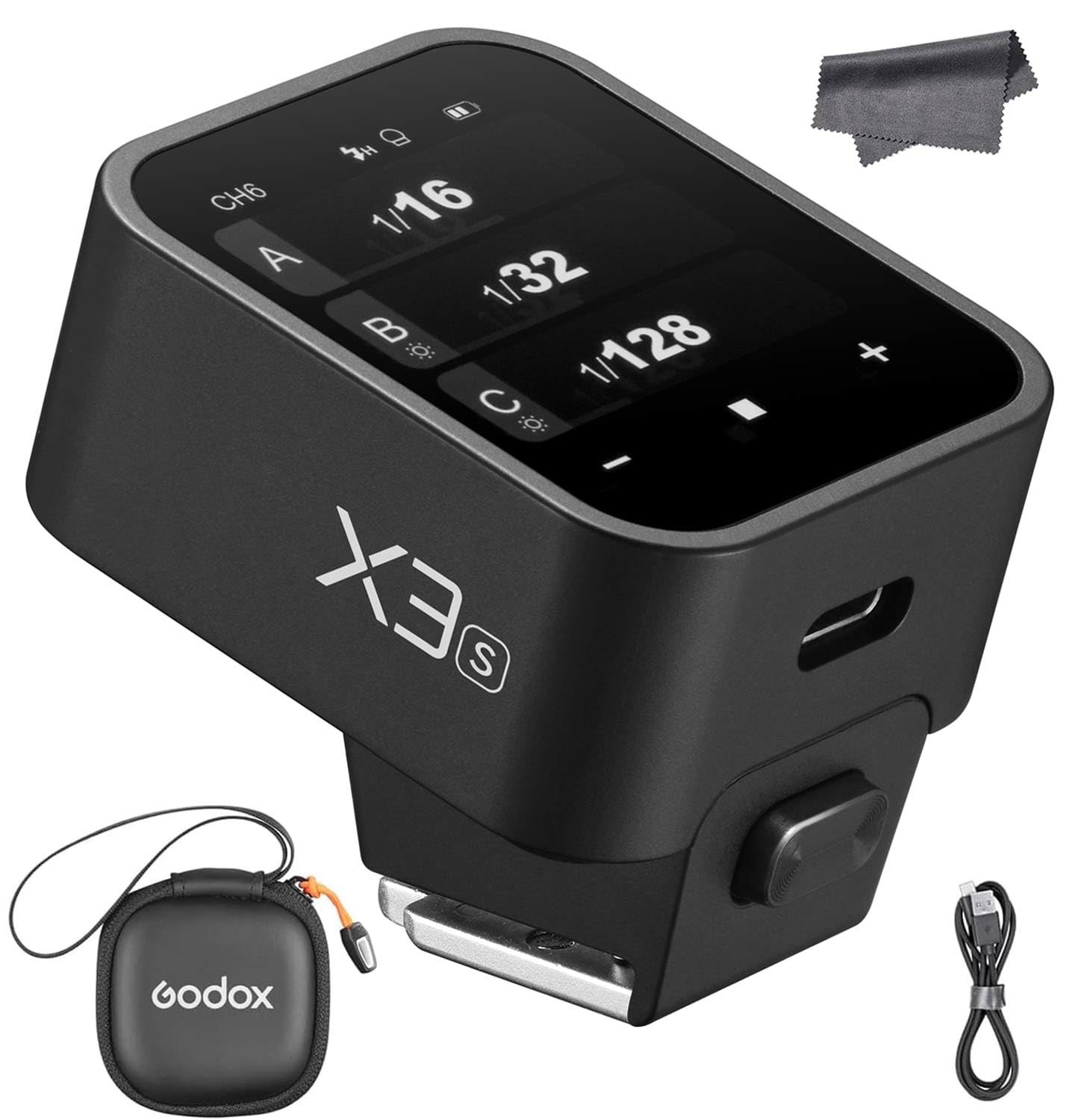 Godox X3 X3S X3-S TTL Wireless Flash Trigger for Sony Cameras - 2.4GHz OLED Transmitter with Touchscreen, 850mAh Rechargeable Battery (X2T-S/XPro-S/XProII-S Upgrade) - Perfect for Studio Photography & On-Location Shoots
