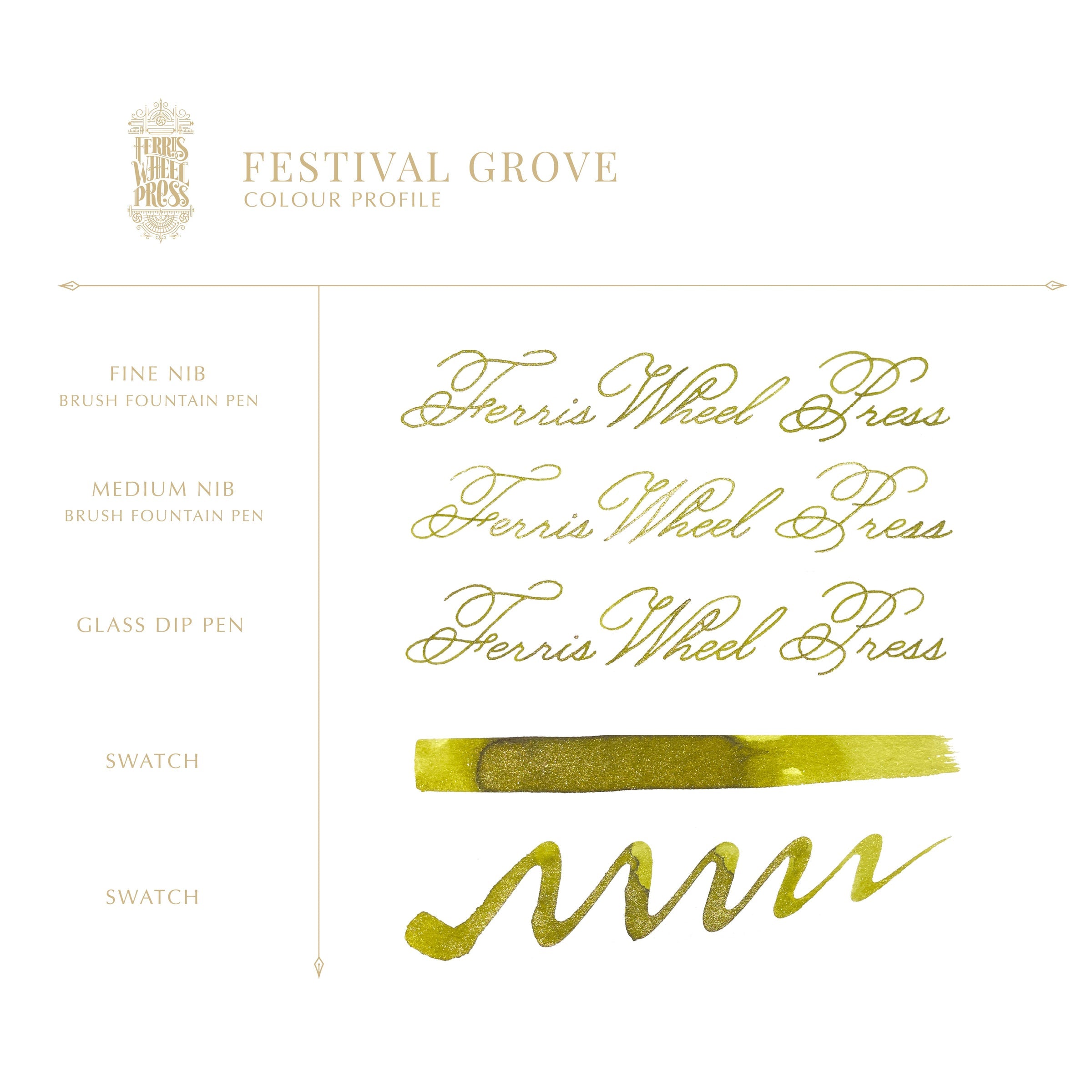 38ml Festival Grove Ink - Premium Calligraphy & Art Ink for Writing, Drawing, and DIY Crafts - Perfect for Hand Lettering, Scrapbooking, and Creative Projects