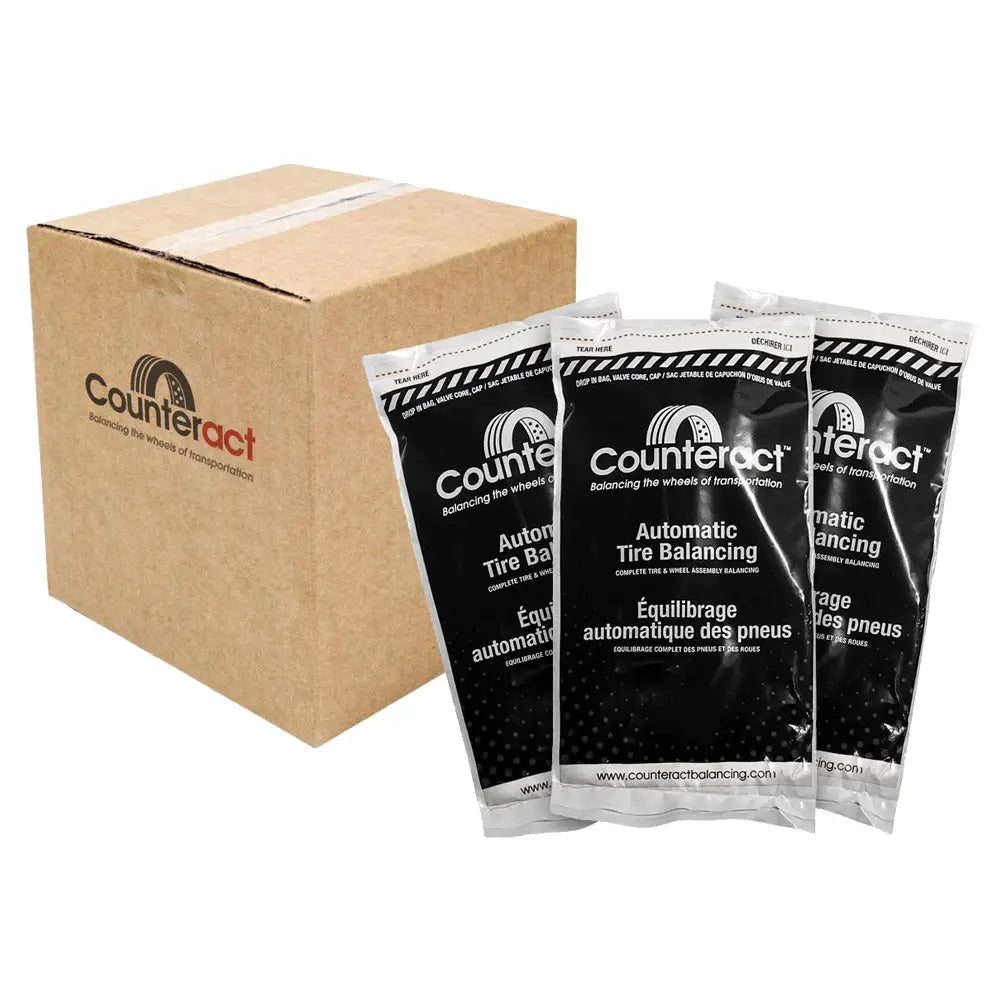 Counteract Tire Balancing Beads for Trucks & Trailers - Eliminate Wheel Vibration, Improve Fuel Efficiency (Case of 12) - Perfect for Off-Roading, RV & Heavy-Duty Vehicles
