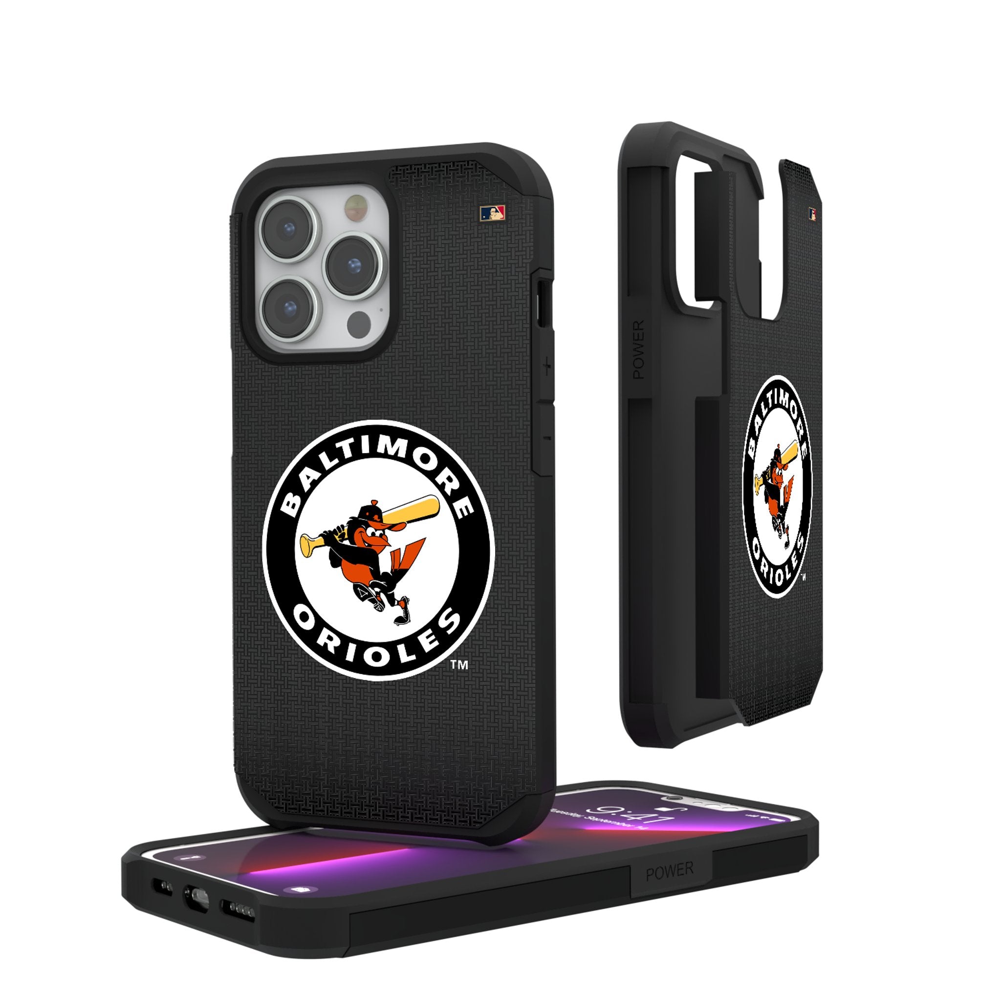 Baltimore Orioles 1966-1969 Cooperstown Collection Linen Rugged Phone Case - Durable Protection for iPhone & Android - Perfect for Baseball Fans & Vintage Sports Collectors
