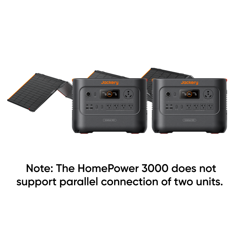HomePower 3000 Series Portable Power Station - 3000W Solar Generator for Camping, RV, Emergencies & Outdoor Adventures | High Capacity Backup Battery for Home & Off-Grid Living