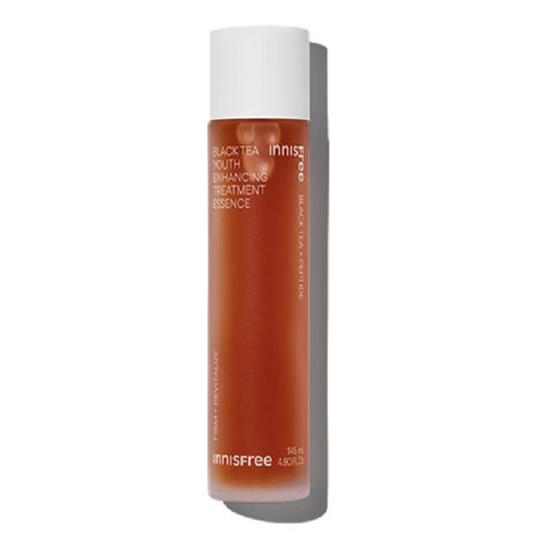 Innisfree Black Tea Youth Enhancing Treatment Essence - Anti-Aging Skincare for Glowing Skin | Best for Night Routine & Hydration Boost