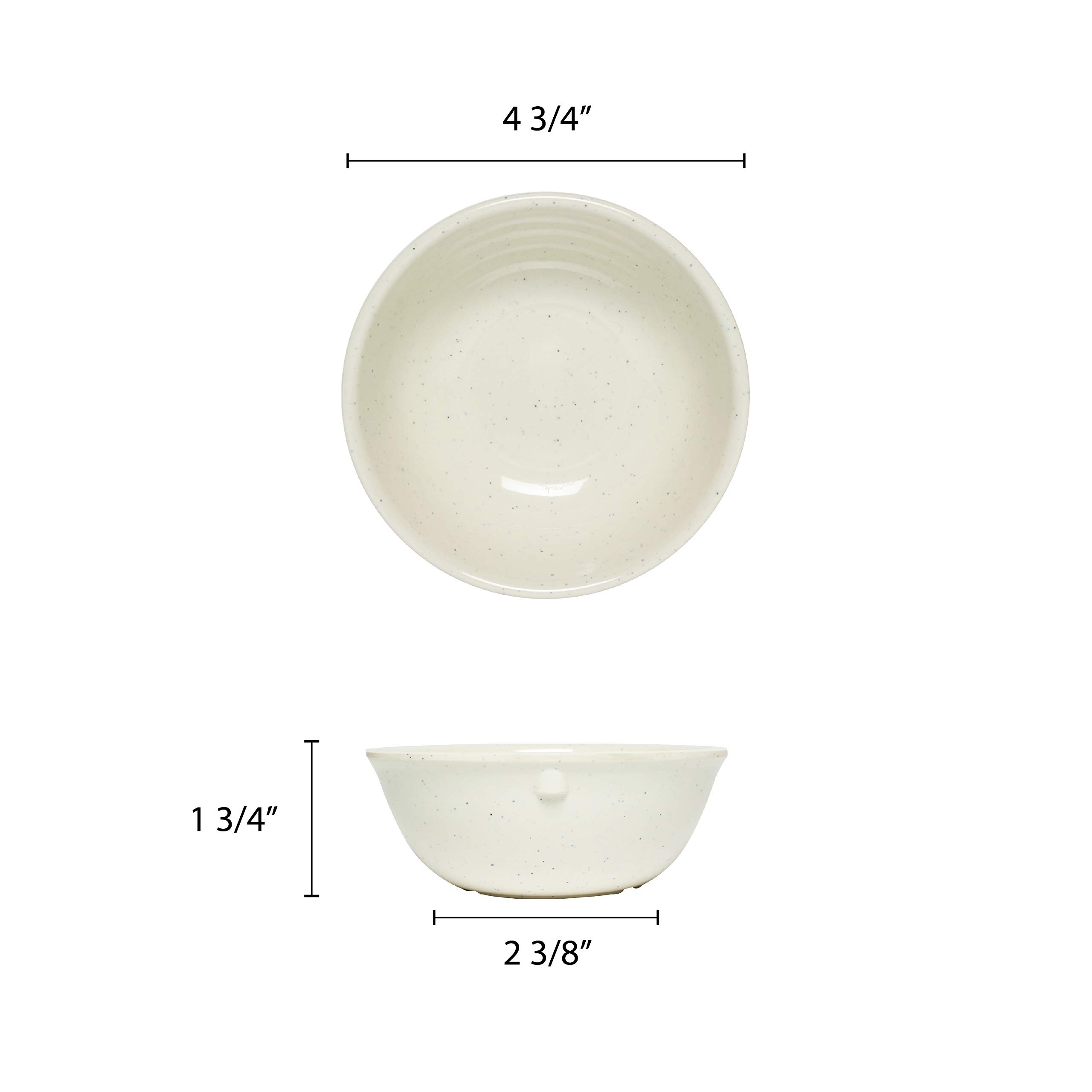 Premium San Marino Melamine Dinnerware Set - 11 oz Bowl (4 7/8
