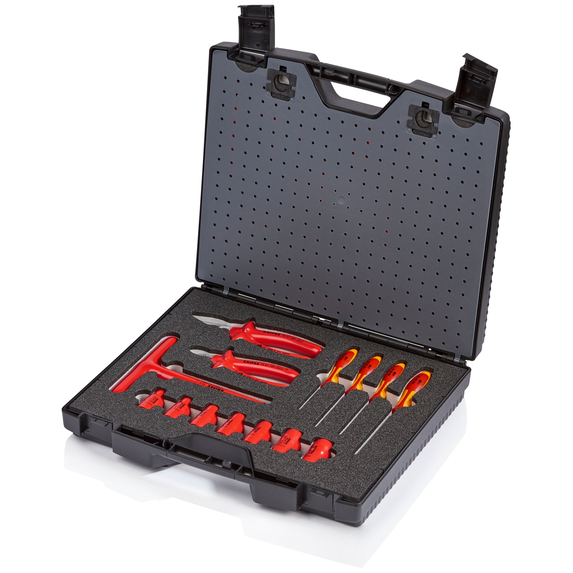 Knipex 98 99 12 26 Piece Standard Insulated Tool Kit 1000V - Professional Electrician Tools for Electrical Work & Home Repair