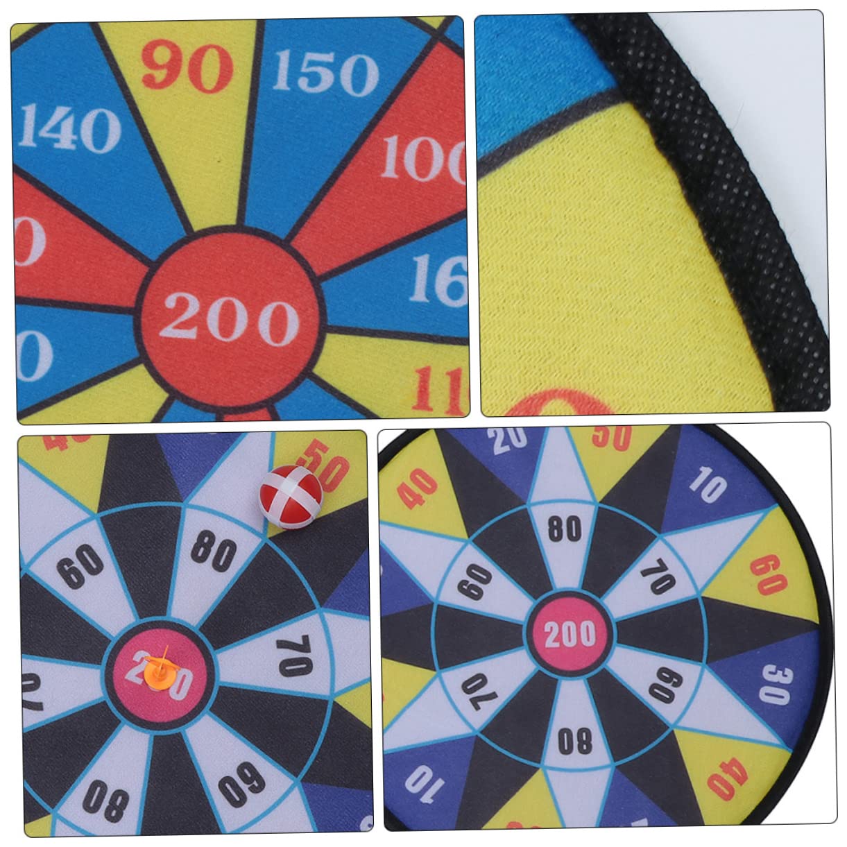 WHAMVOX 2 Sets Sticky Ball Dart Board Game Set - Plastic Sports Toy for Kids & Adults - Fun Indoor/Outdoor Party Games, Birthday Gifts, Family Game Night Activities