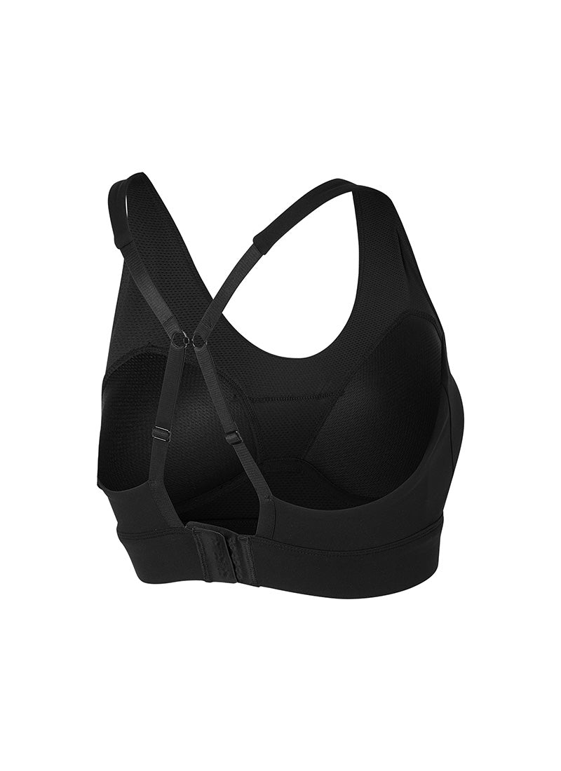 RX Black Label Signature 360N X Strap Sports Bra Top - High Support Workout, Yoga & Running for Women