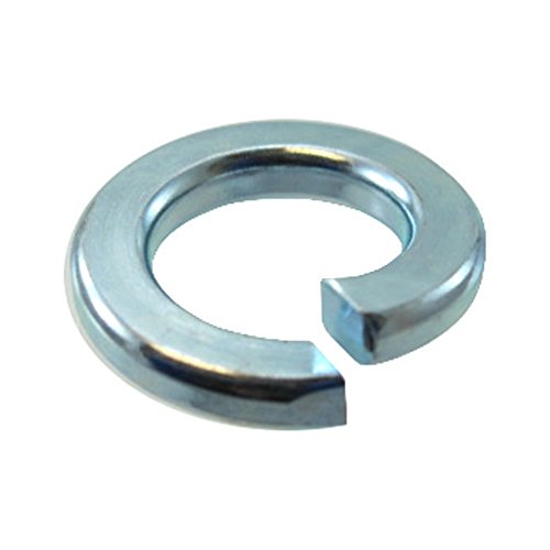 10 Pack Zinc Plated Split Lock Washers - 100pcs M3-M12 Assorted Sizes - Rustproof Fastener Hardware for Automotive, Machinery & DIY Projects