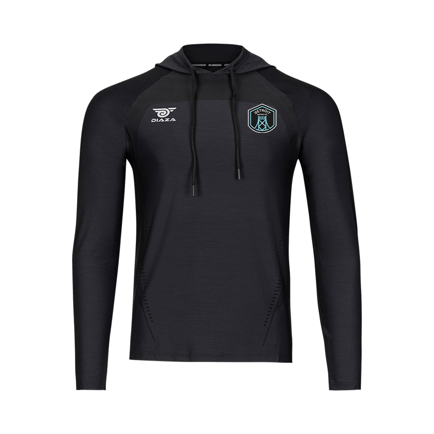 Detroit Metro FC Sublimated Hooded Long Sleeve Soccer Jersey - Perfect for Game Day, Training & Fan Support