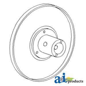 A&I Products Replacement Pulley Part NO: A-87522943 - Compatible with Lawn Mowers, Tractors & Agricultural Equipment
