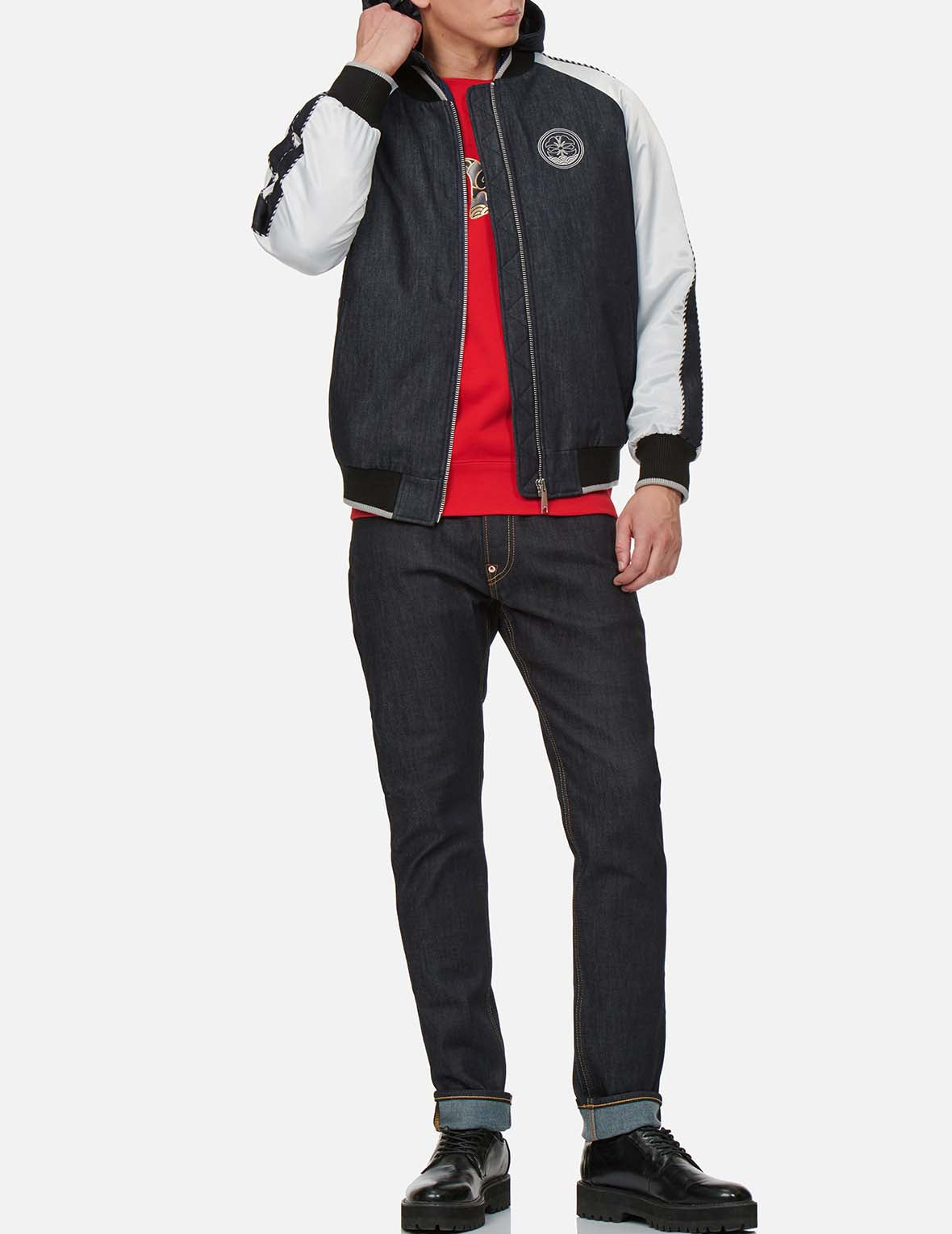 Vintage Dragon Embroidered Bomber Jacket - Asian Inspired Streetwear Fashion for Men & Women | Perfect for Casual Wear, Cosplay, and Festival Outfits