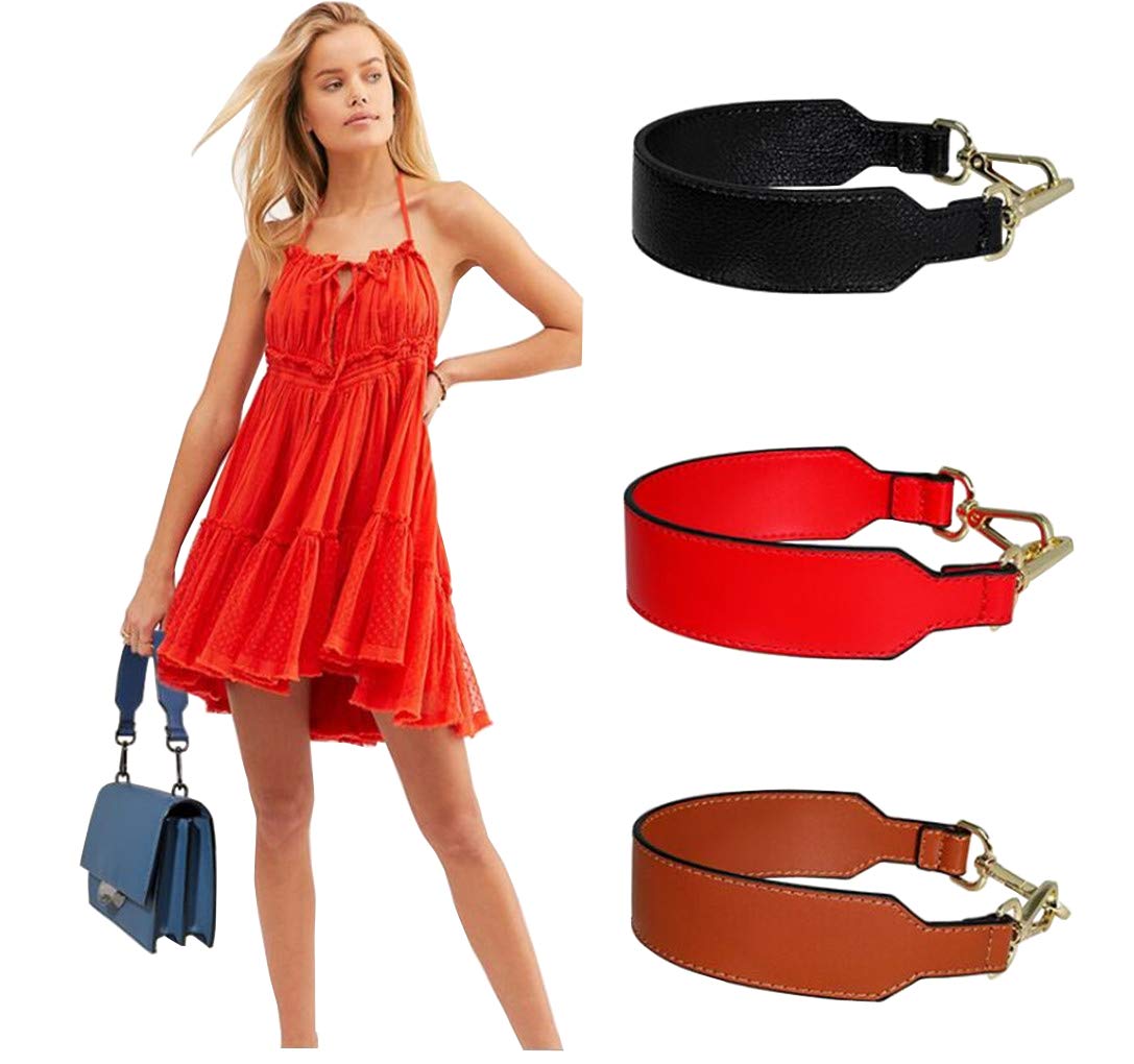Short Unadjustable Replacement Handbag Strap - PU Leather Shoulder Strap for Purses & Bags | Perfect for Everyday Use, Office & Shopping