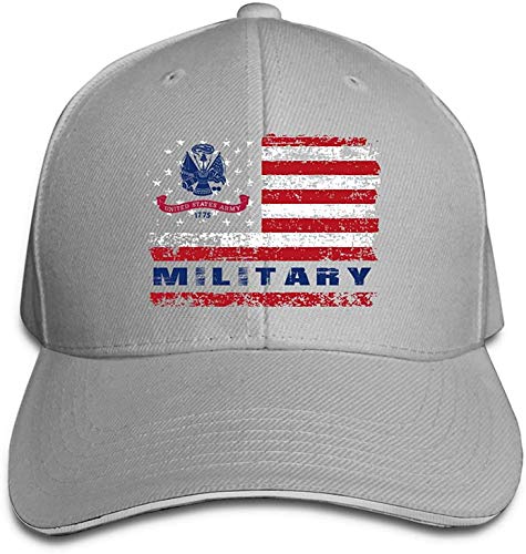 MJSTAR US Army Military Flag Trucker Hat - Unisex Baseball Cap for Men & Women - Adjustable Dad Hat for Driving, Outdoor & Casual Wear