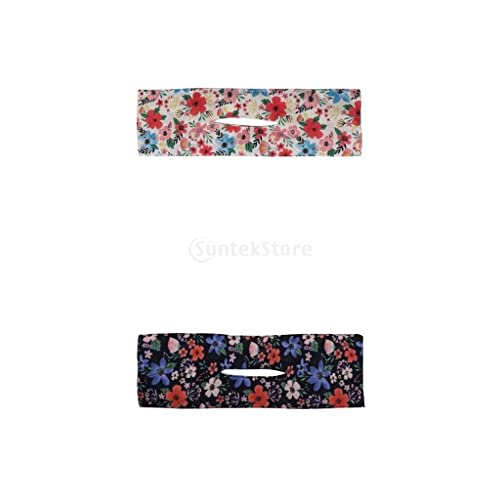 2 Pack Women's Hair Bands - Soft Stretch Headbands for Braiding, Workouts & Everyday Use | Hair Accessories for Women & Girls