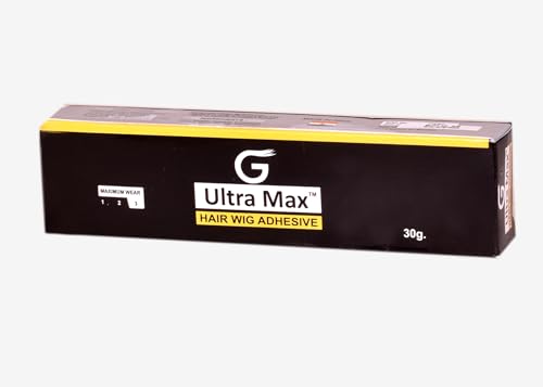ULTRAMAX Tube Hair Patch Glue - Anti-Bacterial & Hypoallergenic Skin-Safe Adhesive (30g) | Perfect for Hair Systems, Toupees & Cosmetic Prosthetics