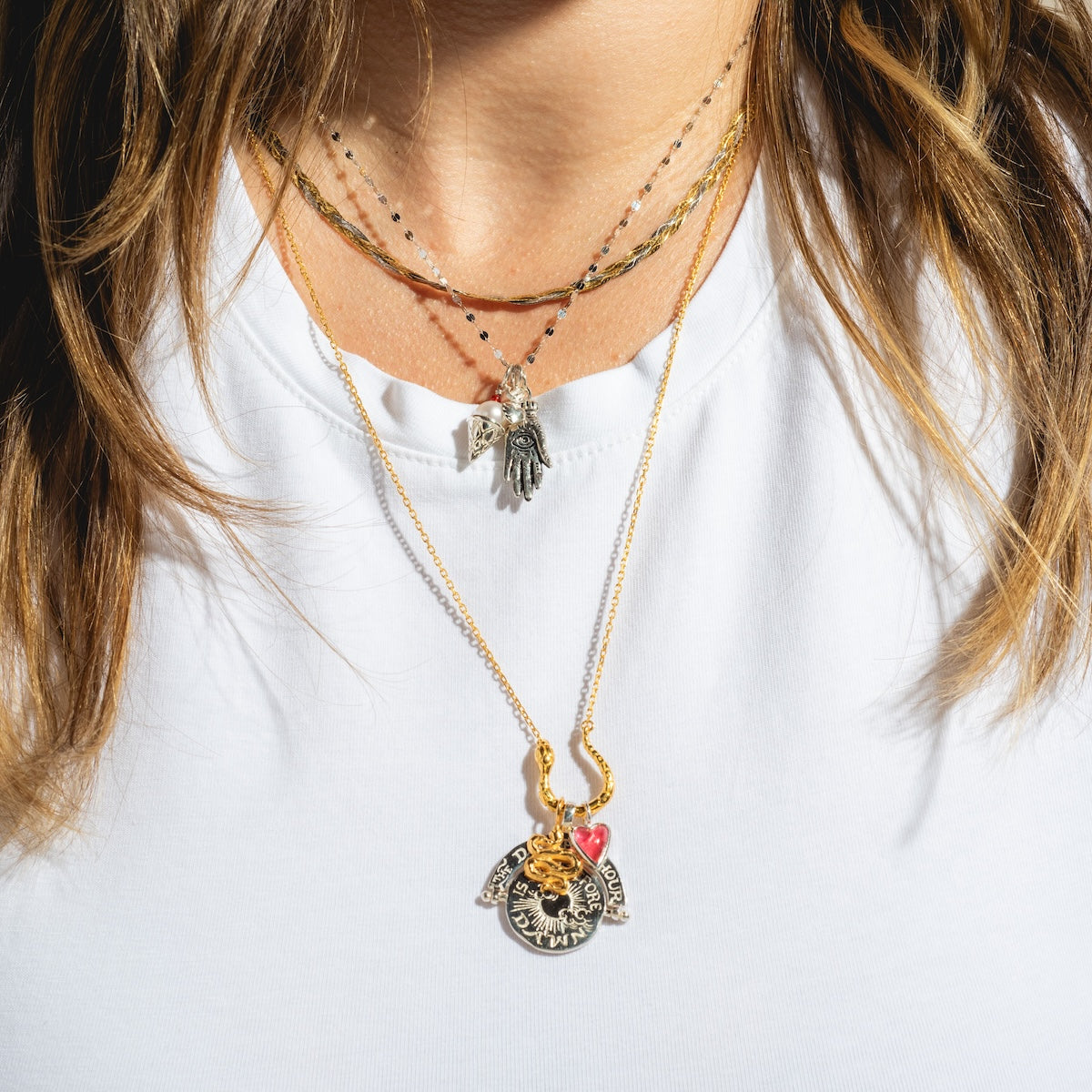 Serpent Charm Holder Necklace - Elegant Snake Pendant Jewelry for Women | Perfect for Parties, Date Nights & Everyday Wear