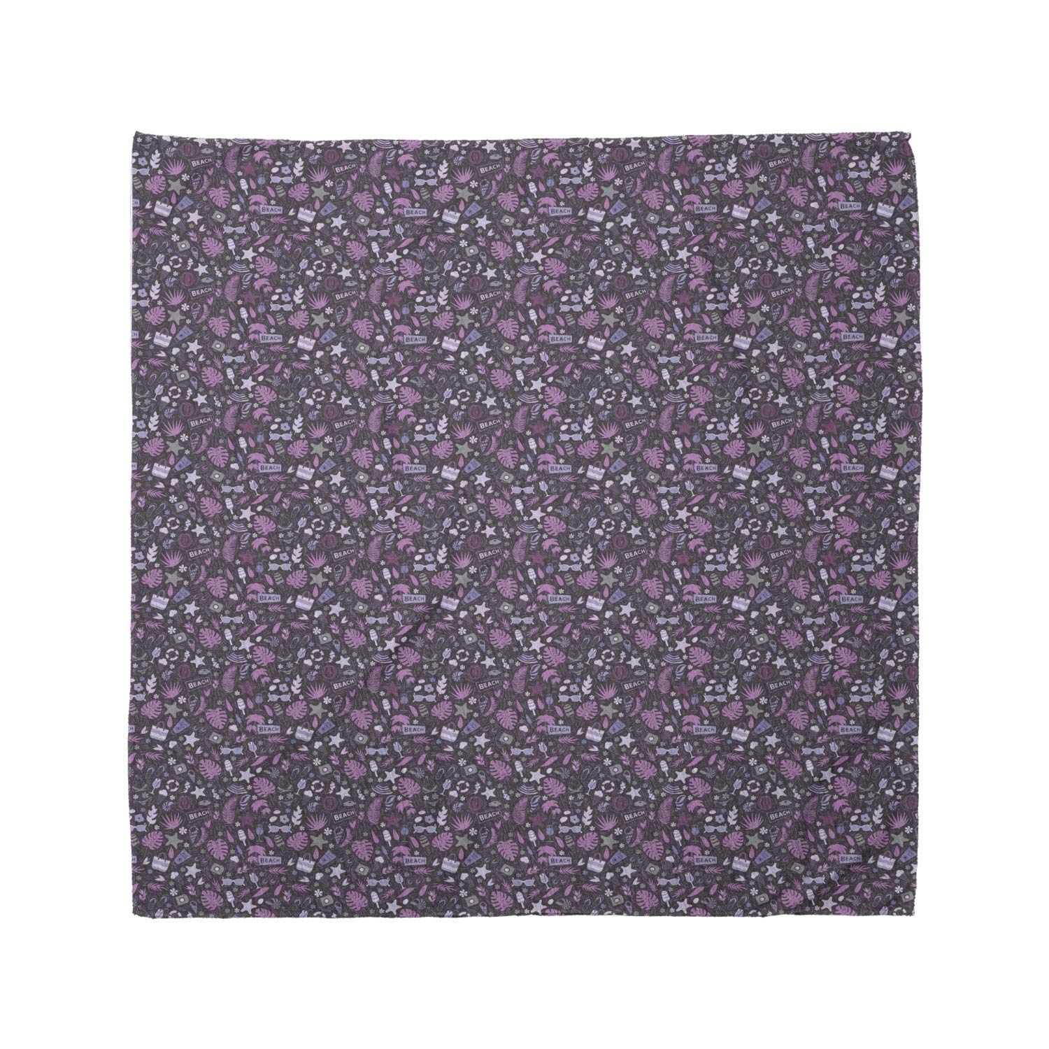 Ambesonne Exotic Bandana - Vibrant Summer Jumble Pattern Unisex Head Scarf & Neck Tie for Men & Women | Perfect for Beach, Music Festivals & Outdoor Adventures