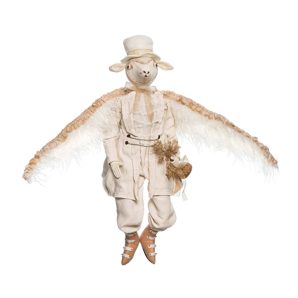 Castiel Gathered Traditions Art Doll by Joe Spencer - Handcrafted Collectible Figurine for Home Decor & Gift Giving | Perfect for Display Shelves, Themed Collections & Angelic Decorations