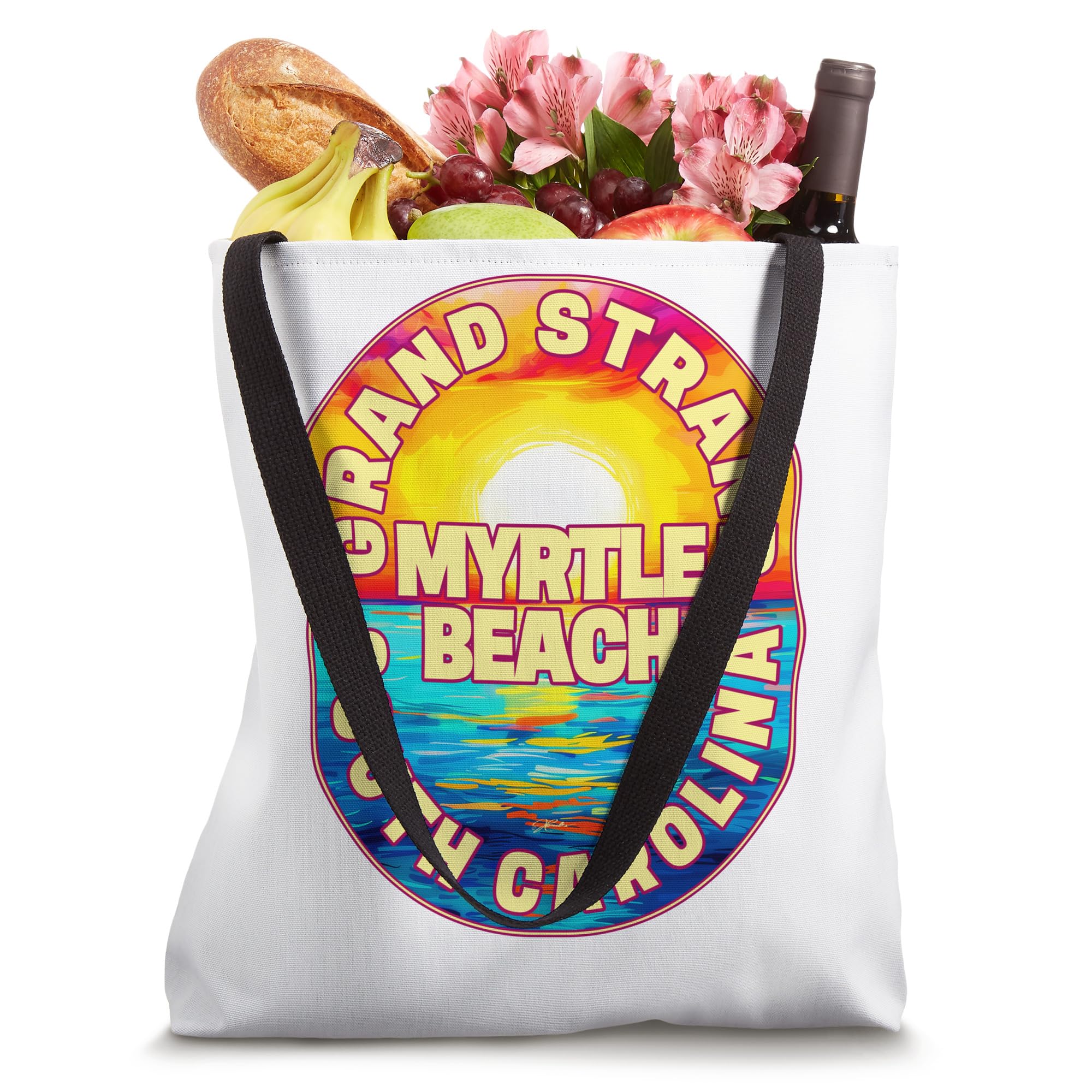 **JCombs: Stylish Myrtle Beach South Carolina Tote Bag - Perfect for Beach Trips, Shopping & Travel**